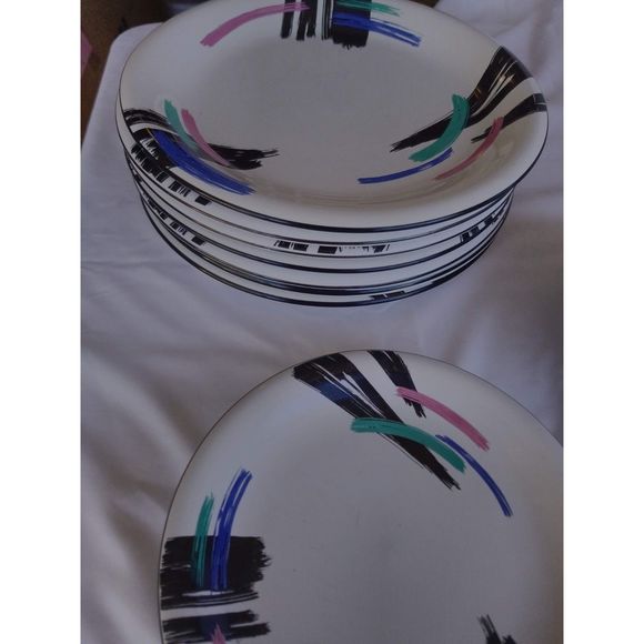 Vintage 90s Design Concepts Newcor “Liza” Stoneware Cereal Bowl - Picture 2 of 6